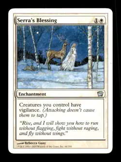 Serra's Blessing LP Light Play Ninth Edition MTG [10692] - Image 1