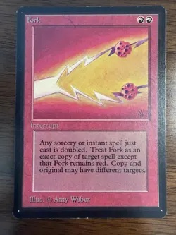 MTG: Magic The Gathering Fork Beta Edition Lightly Played - Image 1