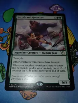 Surrak and Goreclaw - + bonus - MTG, March of the Machine, NM (read details) - Image 1