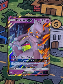 Mewtwo GX 31/68 Hidden Fates Holo Full Art Ultra Rare Pokemon Card Tcg - Image 4
