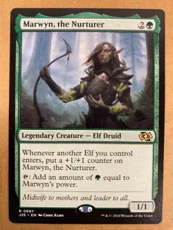 MTG 1x Marwyn, the Nurturer 687 Foundations Jumpstart Magic the Gathering x1 NM - Image 1