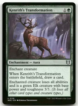 Kenrith's Transformation #128 (NM) Wilds of Eldraine WOC Magic MTG - Image 1