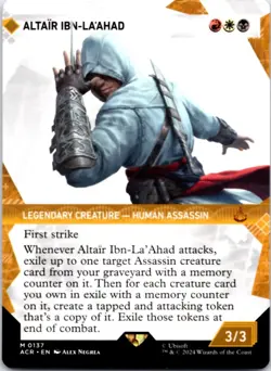 Altair Ibn-La'Ahad (Showcase) Universes Beyond: Assassin's Creed, 137 NM - Image 1