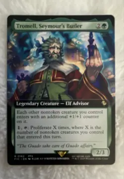MTG: Tromell, Seymour's Butler (Extended Art) Commander: Final Fantasy Regular - Image 1