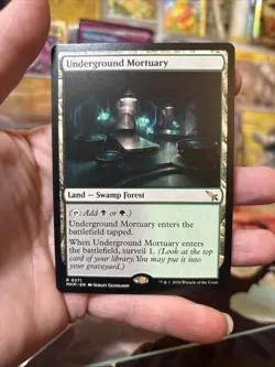 MTG Magic:The Gathering Underground Mortuary Murders At Karlov Manor Normal Rare - Image 1