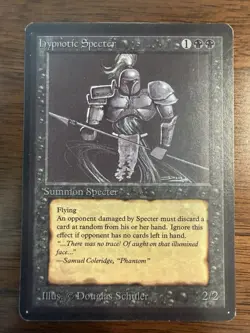 MTG: Magic The Gathering Hypnotic Specter Beta Edition Lightly Played - Image 1