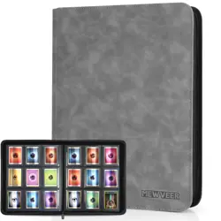 Top Loader Card Binder, Holds 252 Top Loaders Storage, 9 Pockets with Sleeves... - Image 2