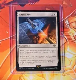 Forge Anew | LTR #17 | MTG Lord of the Rings | Rare Enchantment - Image 1