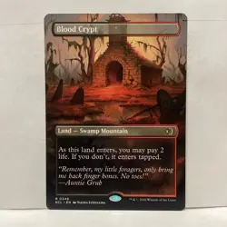 MTG Blood Crypt Magic: The Gathering Lorwyn Eclipsed Rare #0349 - Image 2