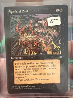 Spoils of Evil Ice Age Regular Magic The Gathering MTG - Image 1