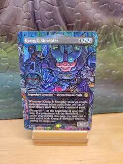 MTG Teenage Mutant Ninja Krang & Shredder Borderless R 0201 - Image 1