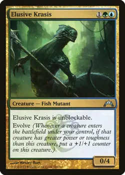 MTG Elusive Krasis ** Gatecrash ** English (NM) - Image 1