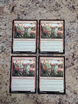 4x Otepec Huntmaster, Ixalan MTG Unplayed Playset Dinosaurs Commander - Image 1