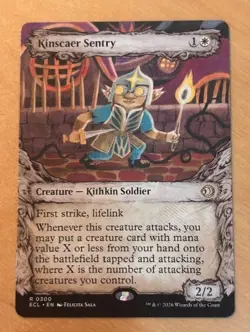 Magic the Gathering MTG Kinscaer Sentry Showcase Lorwyn Eclipsed NM - Image 1