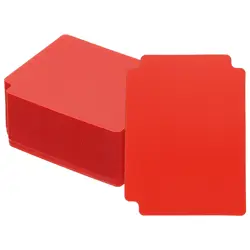 50 Pcs Index Card Dividers Football Trading Card Storage Dividers, Red - Image 1