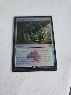 MTG Emerald Medallion Modern Horizons 3 Foil N/M #M70 - Image 1