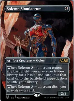 Solemn Simulacrum (Alternate Art) R M21 319 LP - Image 1