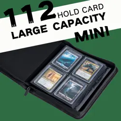 Toploader Binder, Holds 112+ Toploaders, 4 Pocket Top Loader Card Storage Cas... - Image 2
