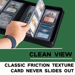 Toploader Binder, Holds 112+ Toploaders, 4 Pocket Top Loader Card Storage Cas... - Image 4