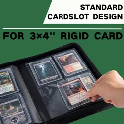 Toploader Binder, Holds 112+ Toploaders, 4 Pocket Top Loader Card Storage Cas... - Image 5