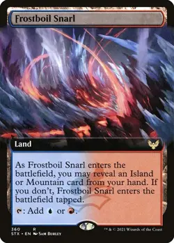 Frostboil Snarl-Strixhaven: School Of Mages-Extended Art-Foil-360-LP - Image 1