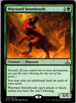 Wayward Swordtooth R RIX 150 LP - Image 1