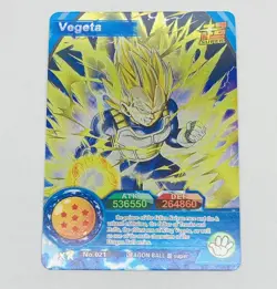 Vegeta - Dragon Ball Super Trading Card XR No. 021 Rainbow Holo Foil Tc5 - Image 1