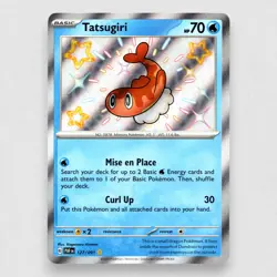 Tatsugiri 127/091 SV: Paldean Fates Holo Shiny Rare Pokemon TCG NM - Image 1