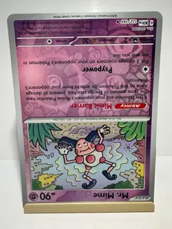 Mr. Mime 122/165 Rare 151 Pokemon Near Mint - Image 2