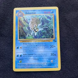 Pokemon TCG Omastar Fossil 40/62 Regular NM COMBINED POSTAGE - Image 1