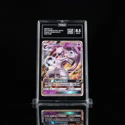 Pokemon Mewtwo GX 2017 #039/073 Ultra Rare Shining Legends TAG 8.5 - Image 1