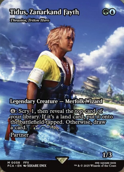 2025 MTG MYTHIC Full Art Tidus Zanarkand Fayth - Image 1