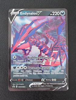 Pokemon Endynalos V SWSH064 Deutsch Black Star Promo Karte TCG - Image 1
