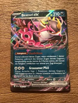 Pokemon Beatori EX 142/217 Weiße Flammen- Deutsch NM 210kp Unlicht - Image 1
