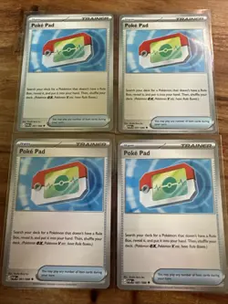 Lot Of 4 - Poke Pad 081/088 Uncommon Perfect Order Pokemon TCG - Near Mint - Image 1