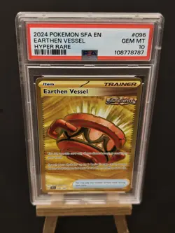 2024 Pokemon Shrouded Fable Earthen Vessel 096 Gold Hyper Rare PSA 10 GEM MINT - Image 1