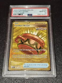 2024 Pokemon Shrouded Fable Earthen Vessel 096 Gold Hyper Rare PSA 10 GEM MINT - Image 4