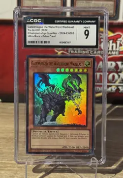 2024 Yu-Gi-Oh! Ultar Rare Prize Card Gatebridgeo Waterfront Warbeast PSA CGC 9 - Image 1