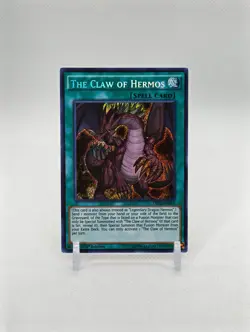 The Claw of Hermos DRL2-EN013 Secret Rare 1st LP - Image 1