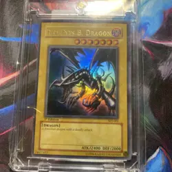 Yu-Gi-Oh Red-Eyes B. Dragon SDJ-001 Ultra Rare 1st Edition LP/MP Condition - Image 1