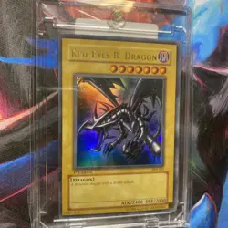 Yu-Gi-Oh Red-Eyes B. Dragon SDJ-001 Ultra Rare 1st Edition LP/MP Condition - Image 3