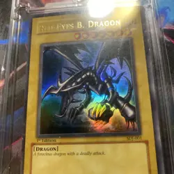 Yu-Gi-Oh Red-Eyes B. Dragon SDJ-001 Ultra Rare 1st Edition LP/MP Condition - Image 4