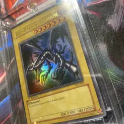 Yu-Gi-Oh Red-Eyes B. Dragon SDJ-001 Ultra Rare 1st Edition LP/MP Condition - Image 5