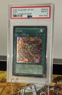 2004 Yugioh Flint 1st Edition RDS-EN042 Ultimate Rare PSA 8 - Image 1