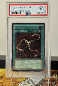 2004 Yugioh Flint 1st Edition RDS-EN042 Ultimate Rare PSA 8 - Image 2