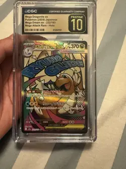 Mega Dragonite ex CGC Pristine 10 Mega Dream ex 232/193 Mega Attack Rare Holo J… - Image 1