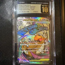 Mega Dragonite ex CGC Pristine 10 Mega Dream ex 232/193 Mega Attack Rare Holo - Image 1