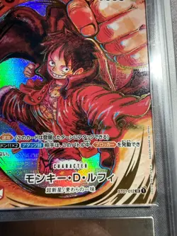 One Piece TCG OP05 Luffy Oda Signatur ST01-012 Japanese ARS 9 Grading Mint 9 - Image 2