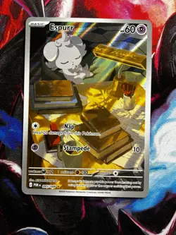Espurr 095/088 Perfect Order Holo Illustration Rare Pokemon TCG NM - Image 1