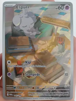 Espurr 095/088 Illustration Rare Holo NM ME: Perfect Order Pokemon TCG - Image 1